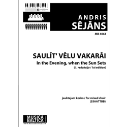 In the Evening, When the Sun Sets