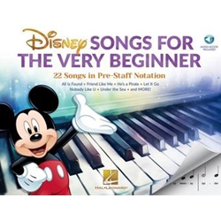 Disney Songs for the Very Beginner<br>22 Songs in Pre-Staff Notation